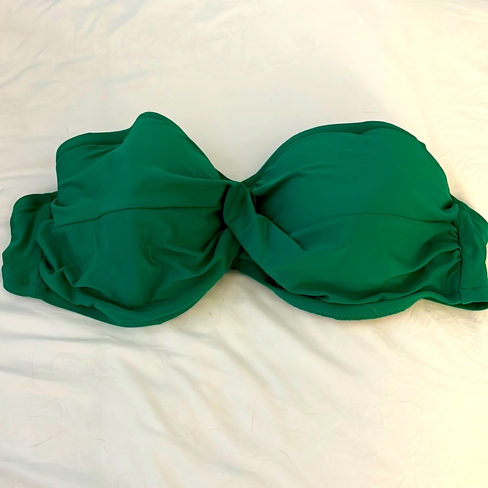 J.Crew Twist Bandeau Underwire Bikini Top